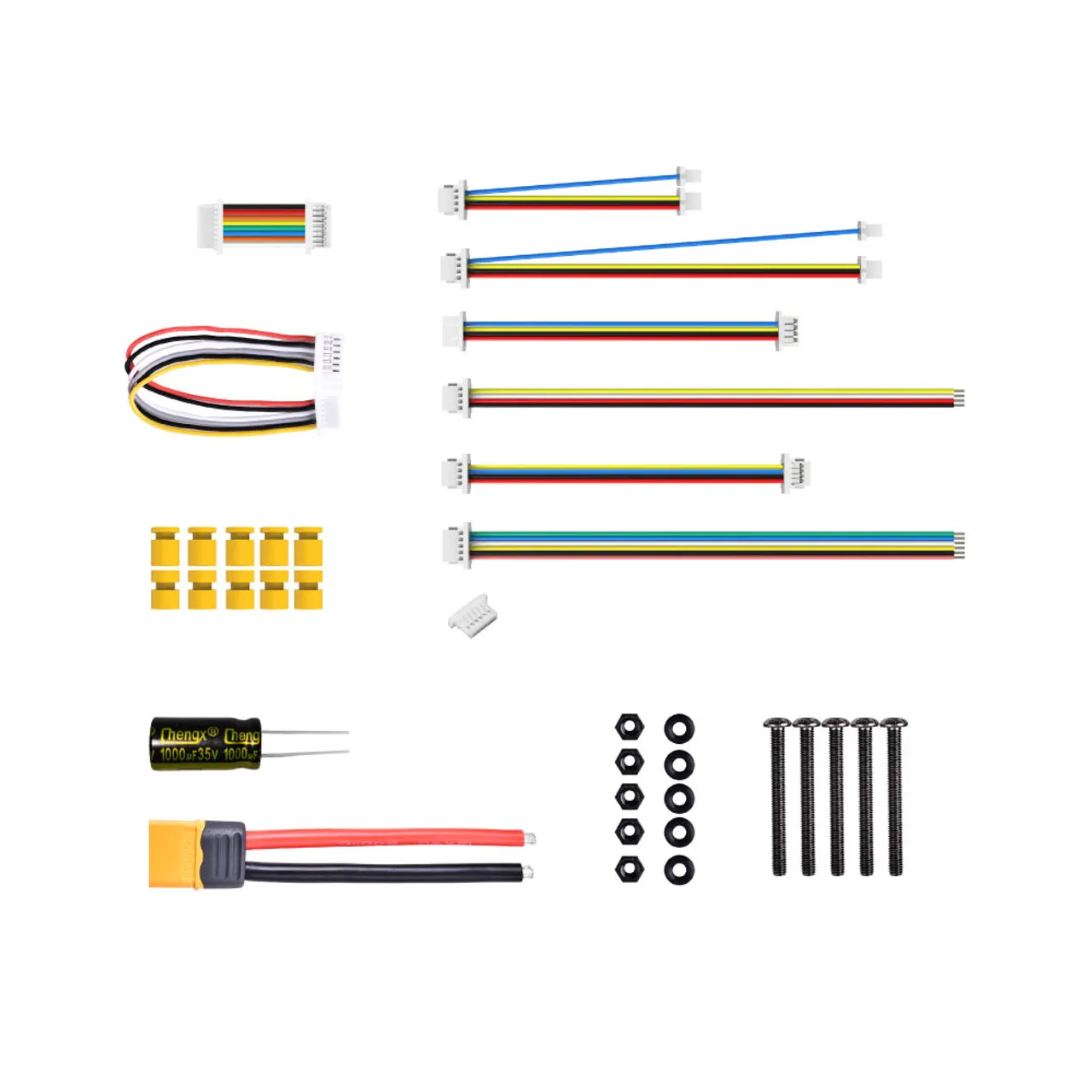 Complete set of components for the SpeedyBee F7 V3 Stack