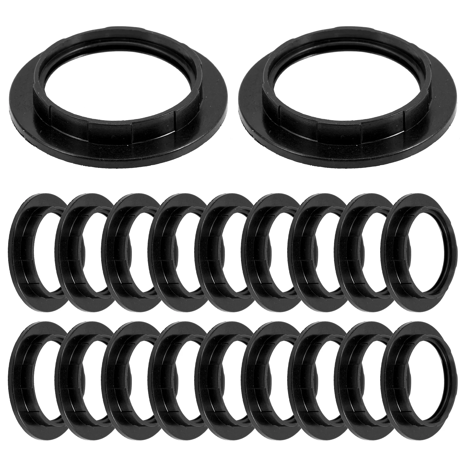 20 Pcs Light Fixture Parts Replacement for Lamps Table Repair Floor Kit Plastic Shade Ring Holder