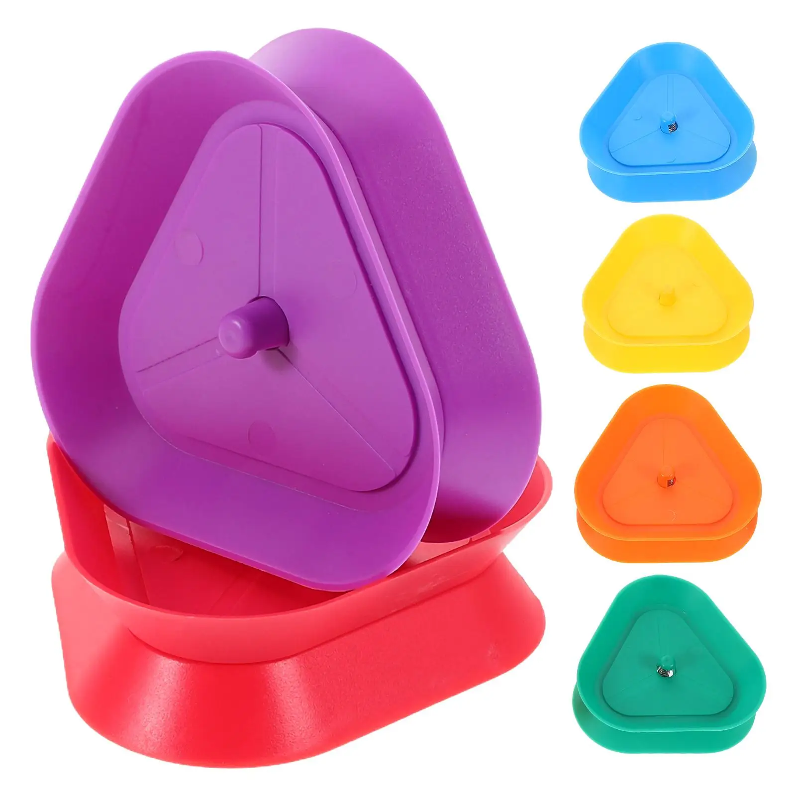 

6 Pcs Card Holder Bridge Holders Playing Game Cards for Kids Poker Trays Triangle Handheld Rack