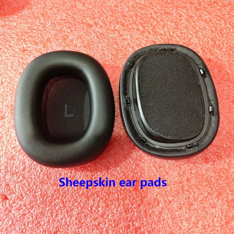 100% Original Sheepskin Ear Pads Headband for B&W Bowers & Wilkins PX8 S2 Headphones Replacement Ear Cushion Earmuffs Headband