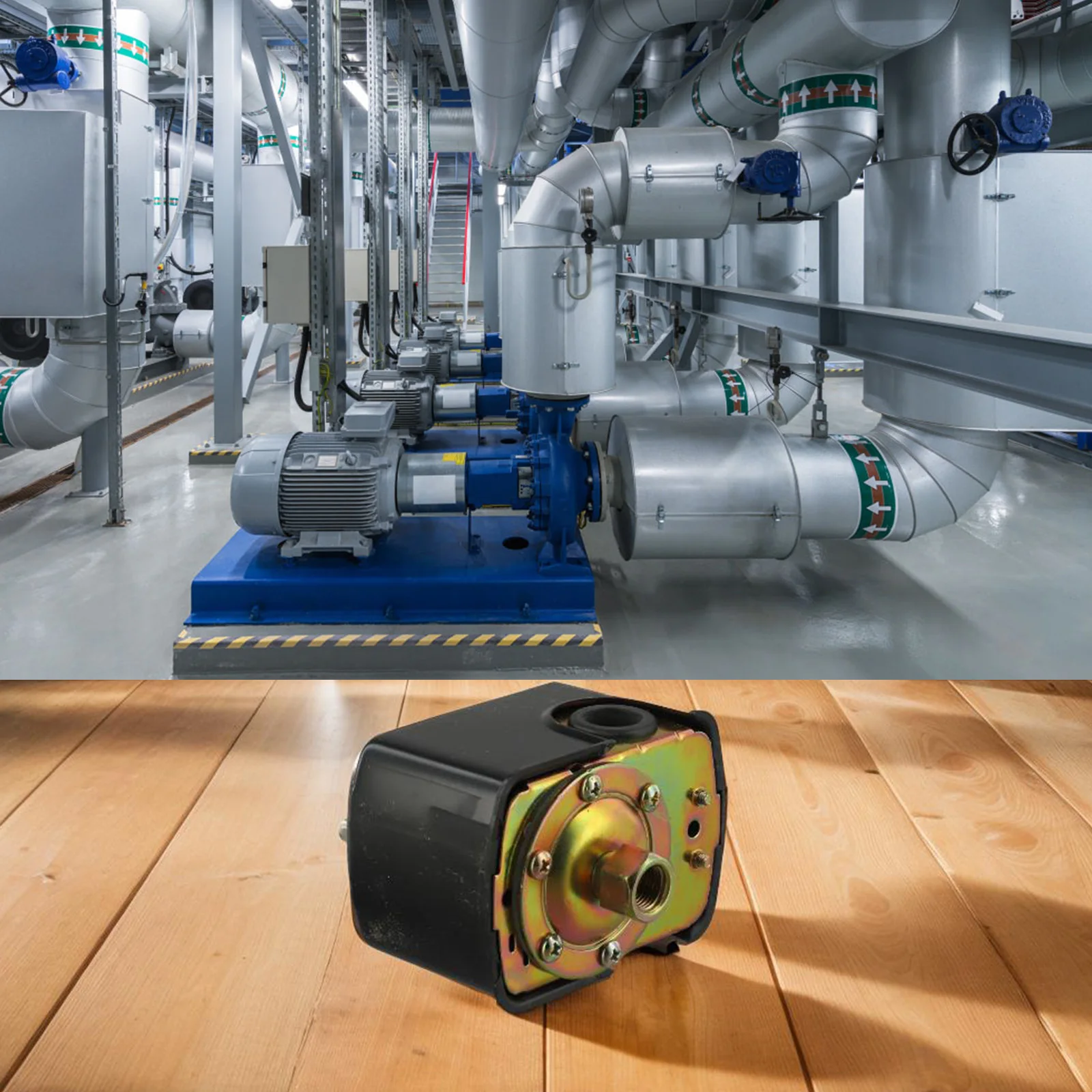 

Air Pump Switch Pressure Control Switch For Water Pressure Management High Pressure Capability Long-lasting Contacts