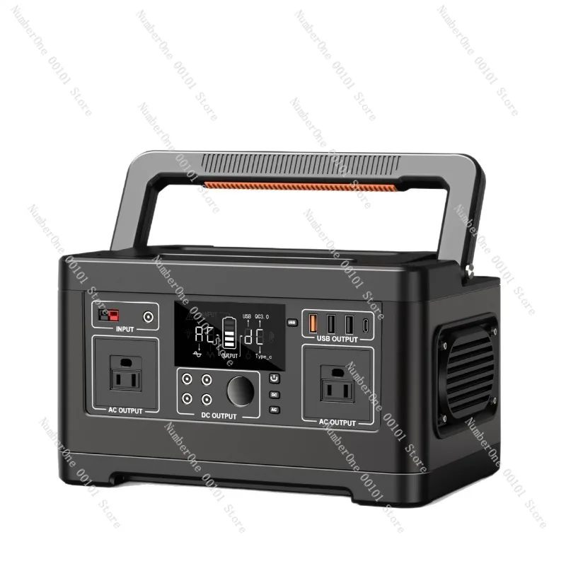 500W Portable Solar Generator,Outdoor Energy Storage Power Station,Rechargeable Photovoltaic Battery for Camping Emergency Use