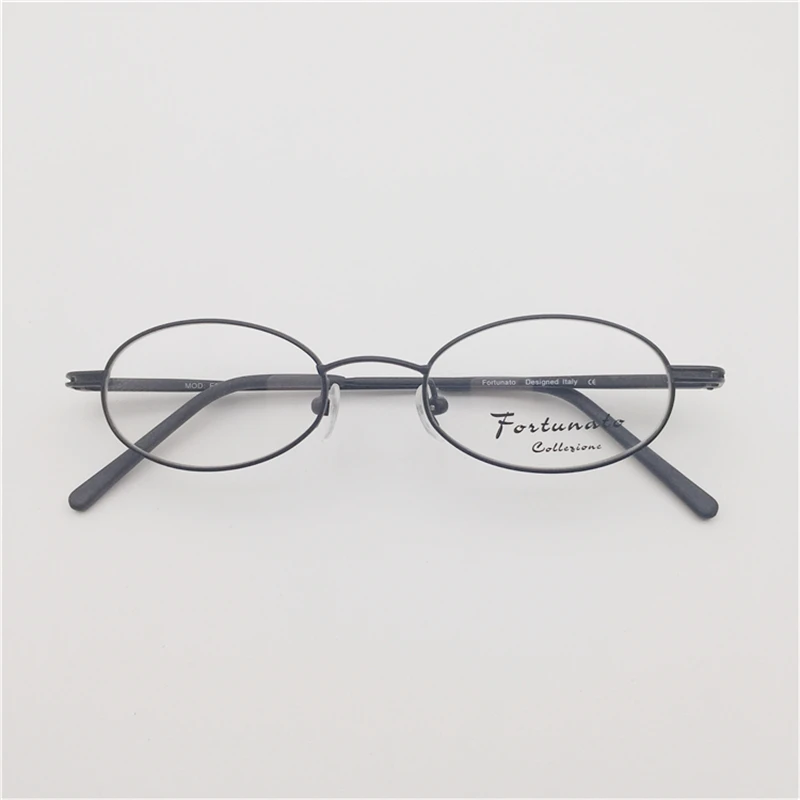 Cubojue Oval Myopia Glasses Anti Blue 0 -100 150 200 250 300 Male Women Titanium Glasses Men Eyeglasses Frame Small Spectacles