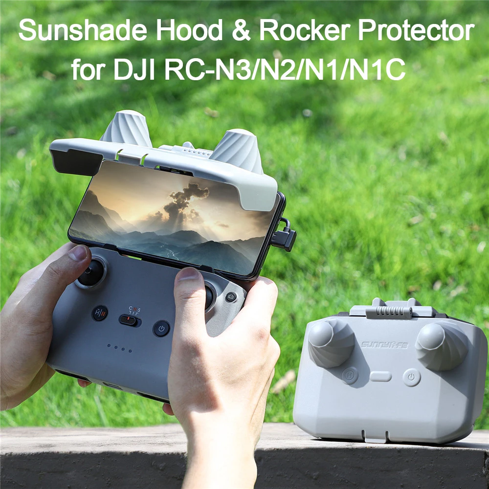 Controller Protector & Sunhood Cover for DJI Mavic 3/3Classic/Mini 3 PRO/Mini3/AIR 2/2S RC-N1 No Screen Remote Drone Accessories