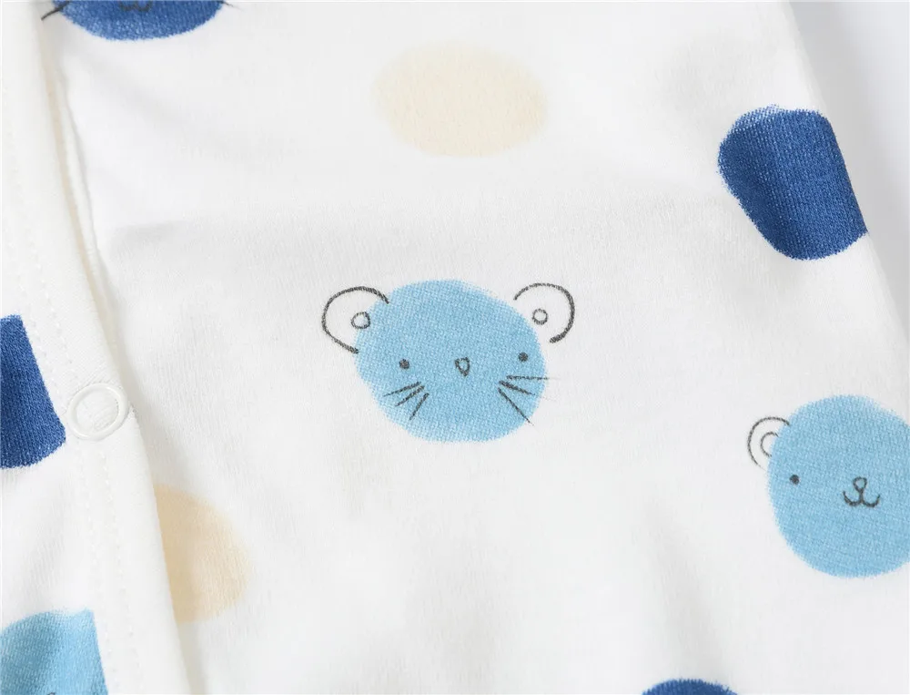 Spring Baby Boy Clothes Dots Design Newborn 100% Cotton Romper Long Sleeve Overalls Full Sleeve Infant Costume