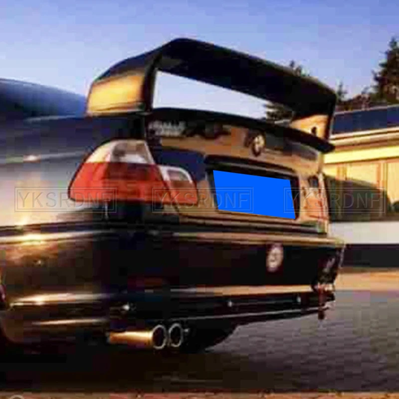 Rear Trunk Spoiler For BMW E46 Coupe Sedan M3 Only 2Door 1998 - 2006 Boot Lip Wing Spoiler Carbon Fiber Glossy Black