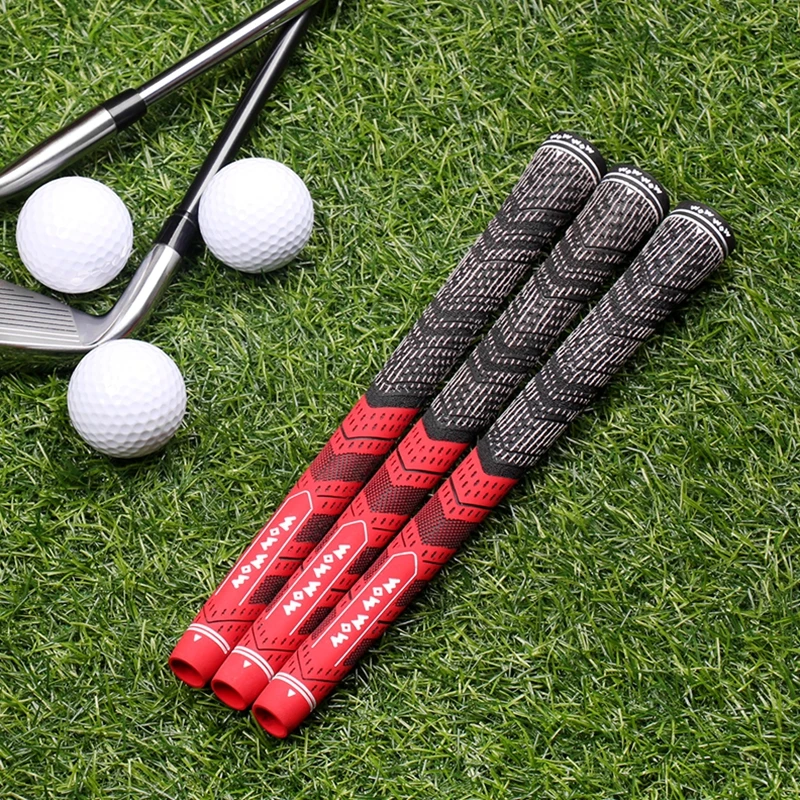 حديد نادي جولف عالمي ومقابض غابة ، متوسط قياسي ، خيوط شبه قطنية ، مانع للانزلاق ، ممتص للصدمات ، عالي الجودة ، 4 ألوان