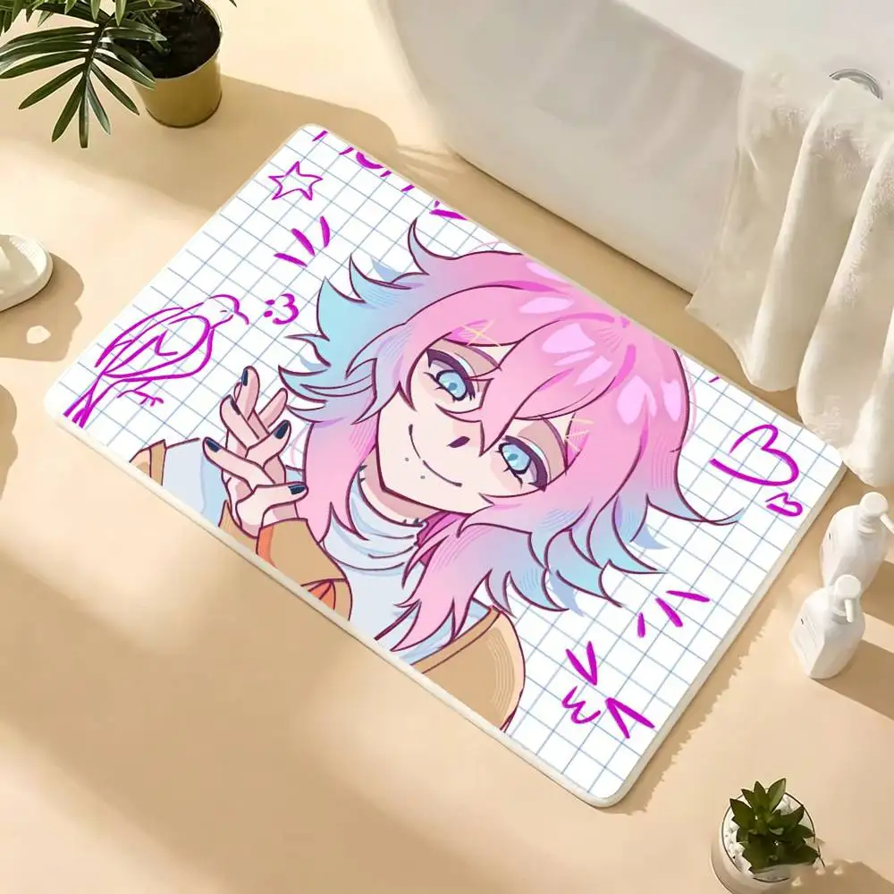 14DWY 14 Days With You Ren Floor Mat Bathroom Absorbent Mat Simple Door Dirt-resistant Mat Home Kitchen Mat