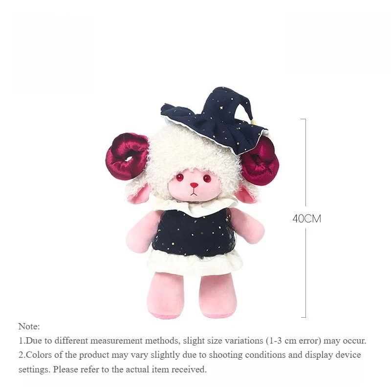 40 cm zachte pluizige schapen knuffel schattig lam slaapkussen decor voor meisjes kinderen Valentijnsdag verjaardagscadeau knuffeldier