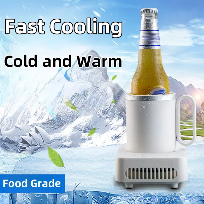 

Quick Beer Cooling Cup,Mini Office Coffee Beverage Refrigeration,Portable Water Heater,Intelligent Milk Insulatio,Ice Machine