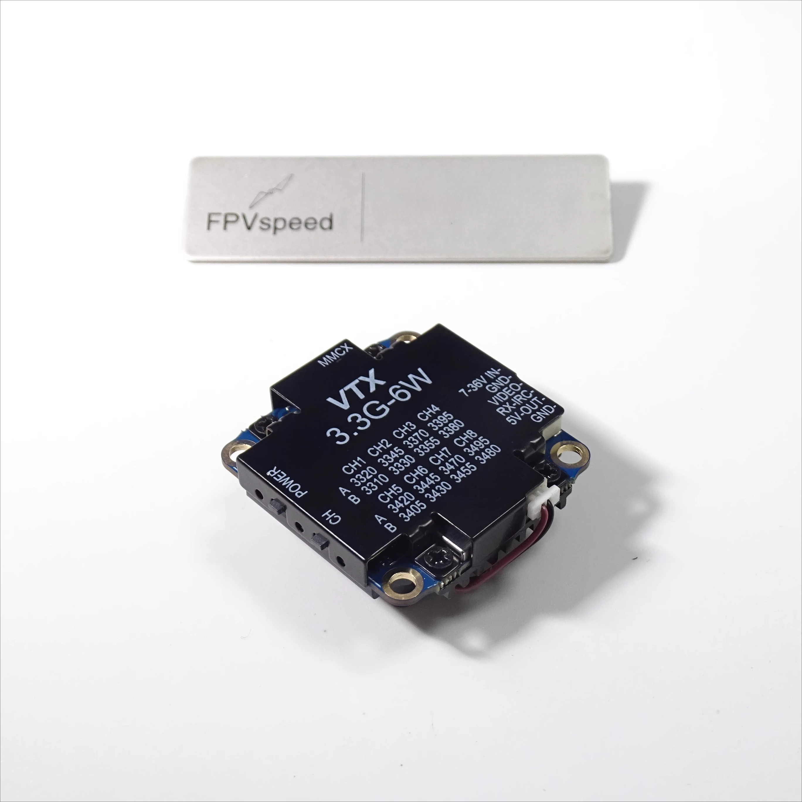 FPVspeed VTX-SD8 3.3G 6W 16CH TX W/ Tramp & OSD تكوين مركبة جوية بدون طيار طويلة المدى الارسال نظارات الفيديو Accs أجزاء