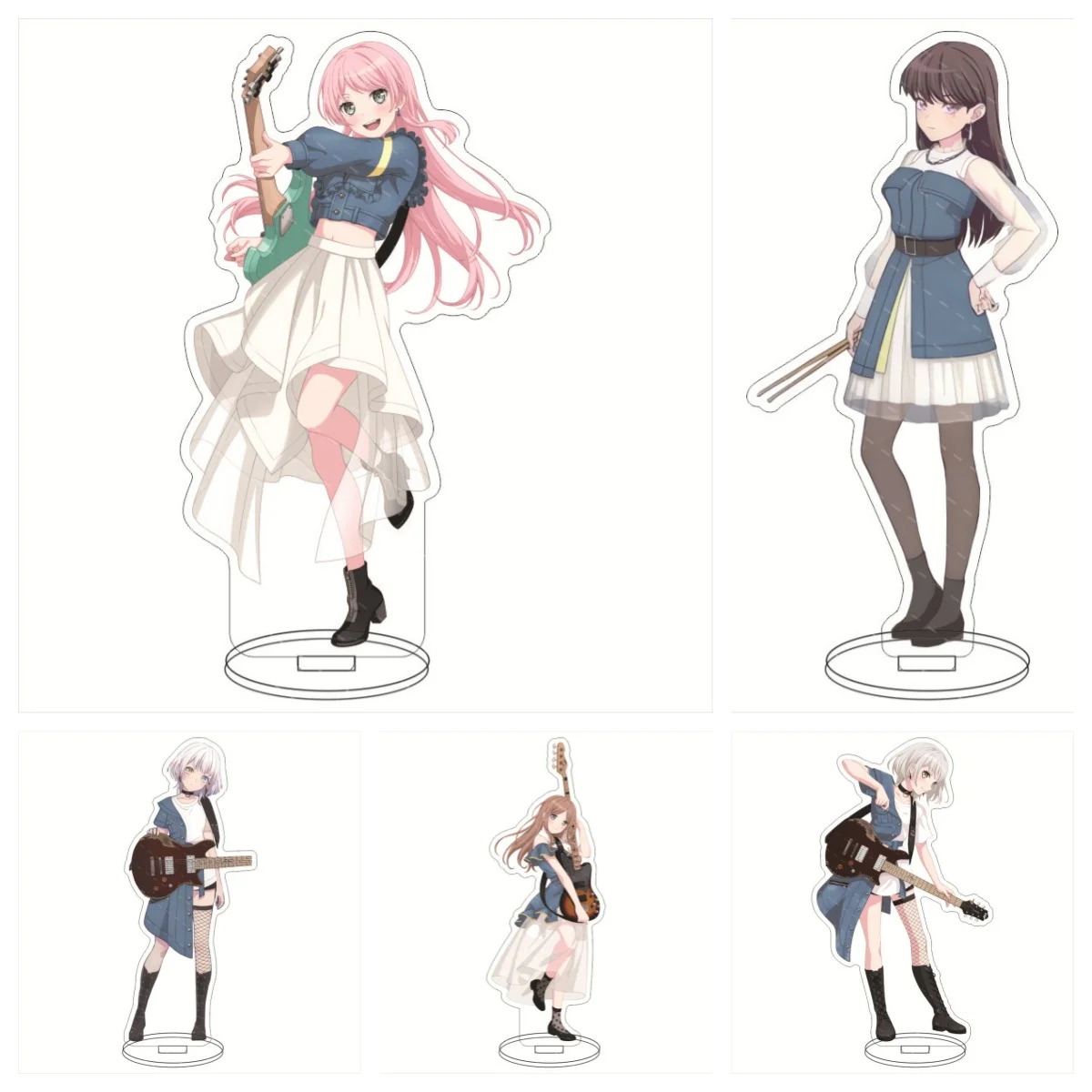 

HOT Anime Band Dream Cosplay Acrylic Stand Model Maruyama Aya Sayo Hikawa Plate Desk Decor Standing Sign Gifts key Keychain