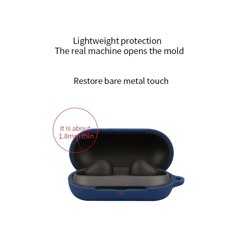 for Sony WF-C700N Wireless Earphone Case-Shell Shockproof Anti-scratch Silicone Protective Sleeve Washable Housing