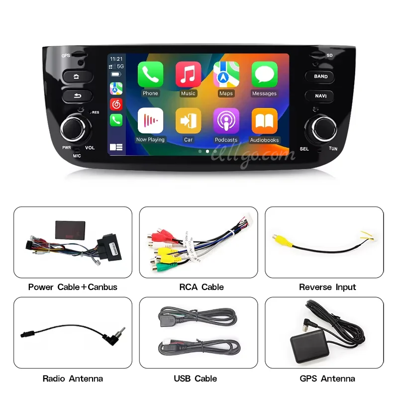 Android Autoradio GPS voor Fiat Grande Punto Evo Linea Autoradio navigatore 1din