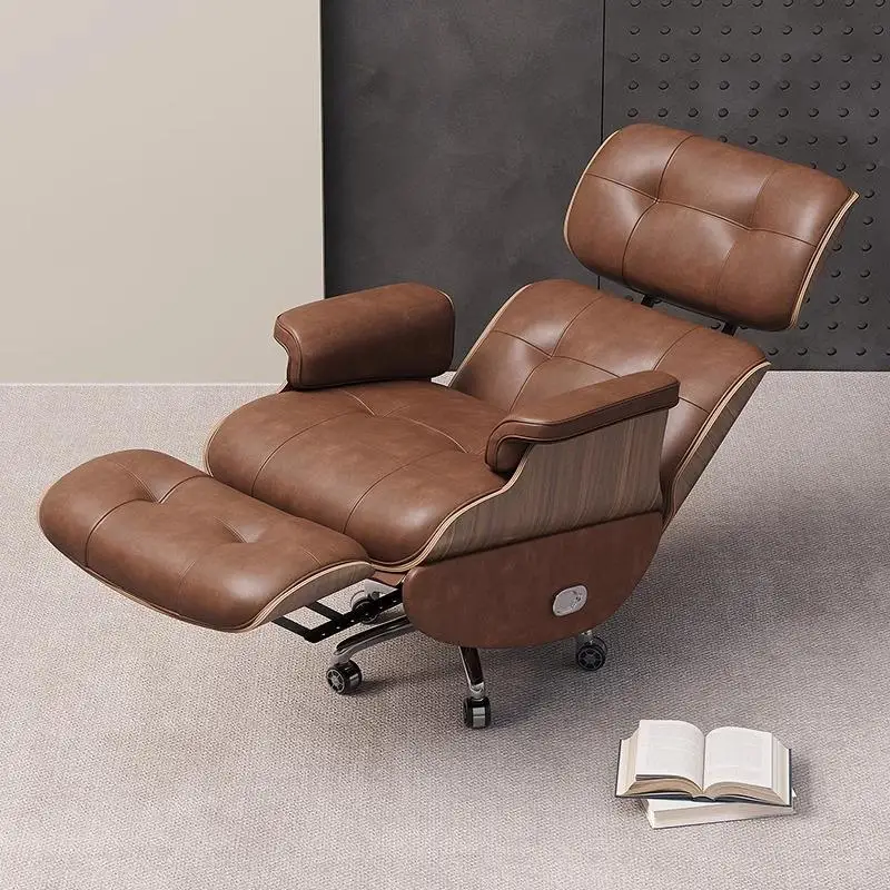 

Electric leather boss president study office lunch break computer reclining