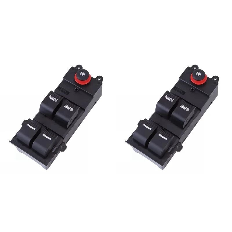 2X Car Left Front LHD Power Window Control Switch 35750-STX-A01ZA For Acura MDX 2007-2013 LHD-A97E