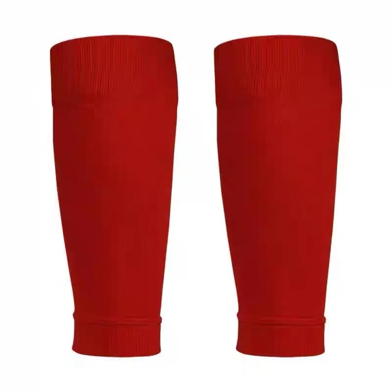 1Pair Breathable Soccer Football Leg Brace Socks Sleeves Adult Kids Shin Guards Calf Protection Sports Leg Cover