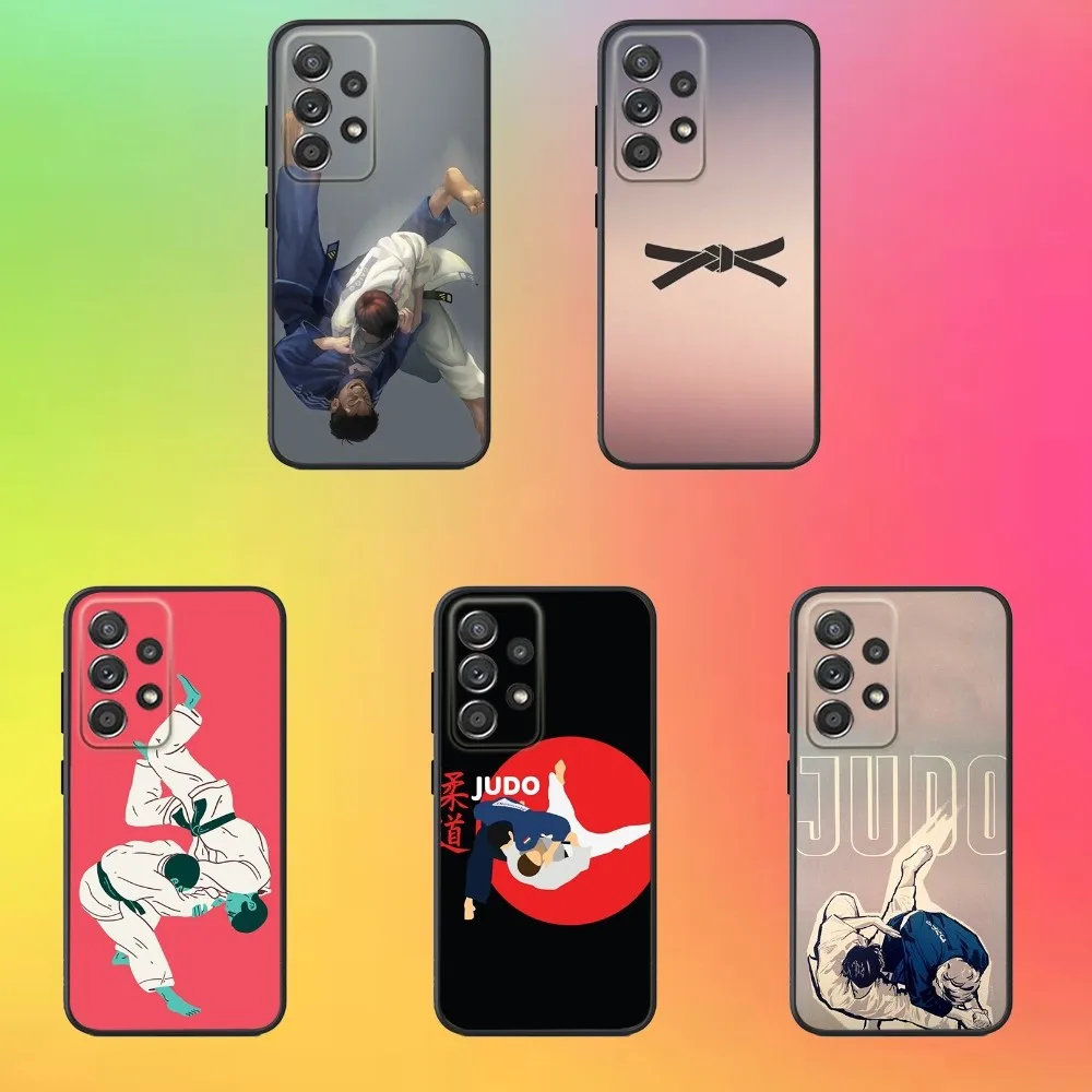 

Jujitsu Judo Phone Case For Samsung S25,S24,S21,S22,S23,S30,Ultra,S20,Plus,Fe,Lite,Note,10,9,5G Black Cover