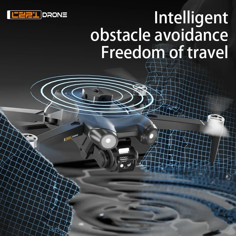 Dron de visión nocturna con cabeza OA, cámara profesional HD 8K ESC Triple cardán, flujo óptico, sin escobillas, juguete, FPV, UAV, CZ21