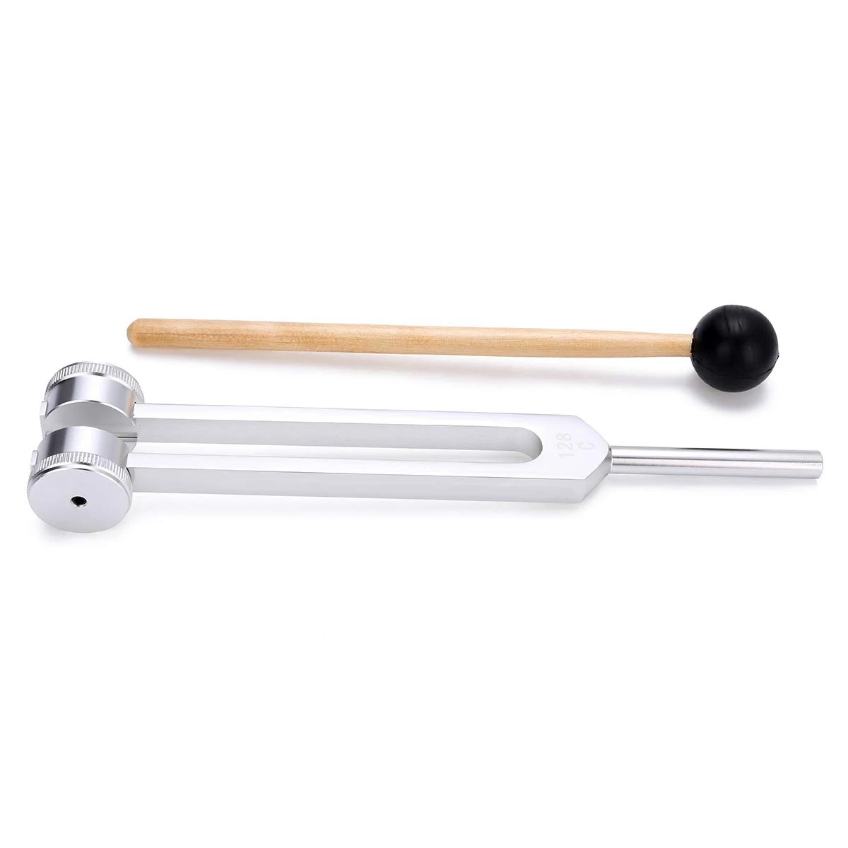 A40T Tuning Fork 128 Hz, C-128 Frequency Aluminum Alloy Non-Magnetic Tuning Fork for Healing with Hammer
