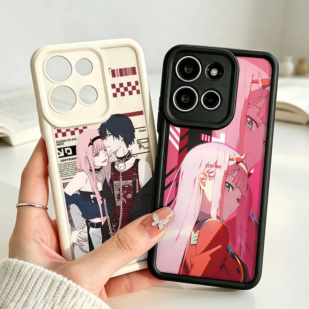 Anime Zero Two For Motorola G Stylus G86 G86 G84 G75 G73 G72 G56 G24 E15 70 50 30 Eye Ladder Phone Case Cover