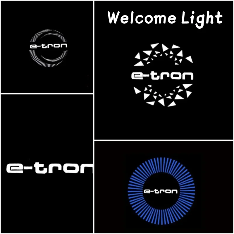 

2PCS LED Car Door Welcome Logo Lamps Ghost Shadow Light for Audi TT 2008-2025 E-tron 2010 -2018 2019 2020 2021 2022 Car Goods