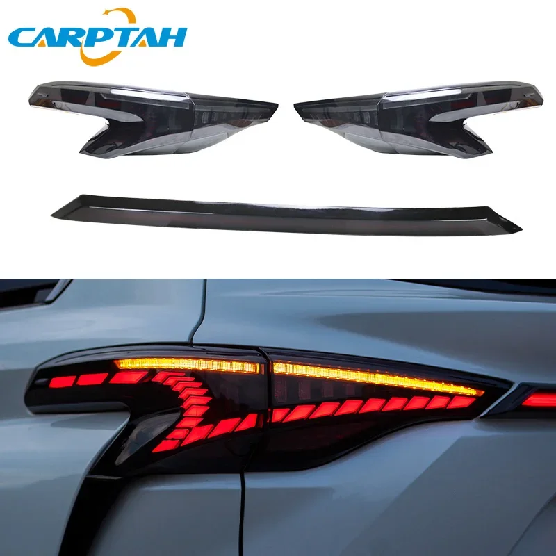 Car LED 12V Taillight For Toyota Sienna 2022 Rear Running Lamp Brake Reverse Dynamic Turn Signal Car Tail Light