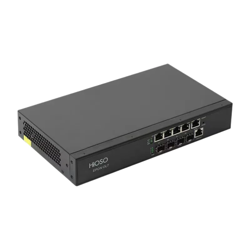 4pon Mini EPON OLT Inside Power AC100-240V WEB SNMP CLI HA7004T COMPATIBLE HUAWEI ZTE FIBER HOME EPON XPON ONU