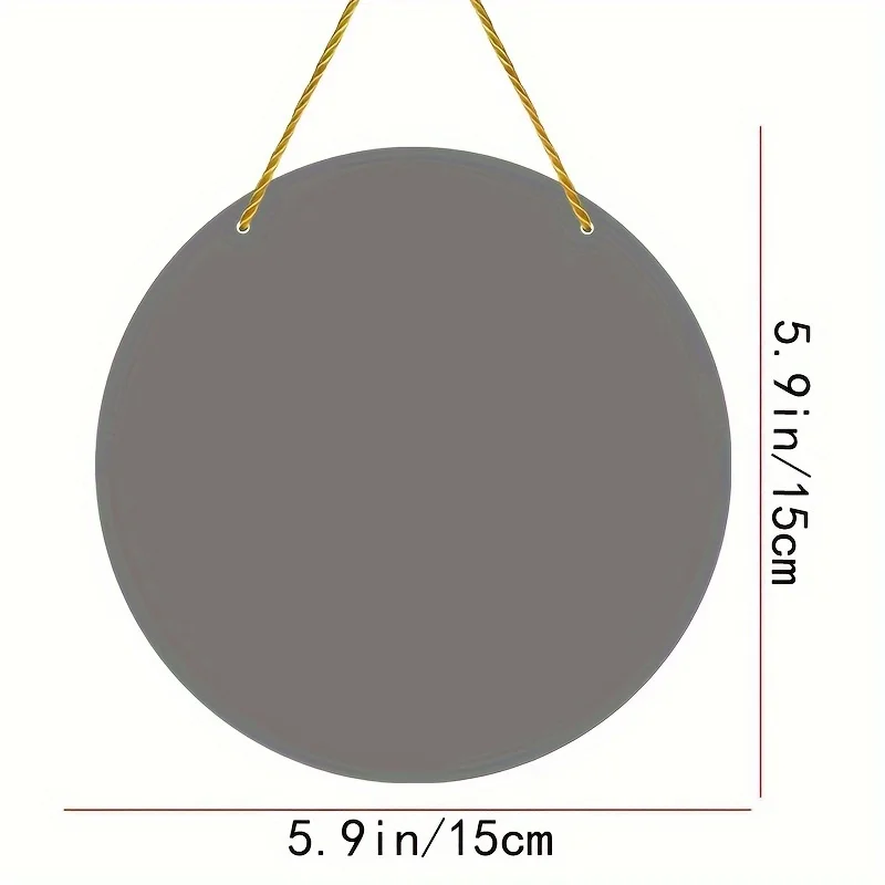 1PC Dragon Suncatcher Wall Sign Round Dyed Acrylic Wall Art Hanging Plaque Pendant For Festival Window Yard Gardene Room Decor