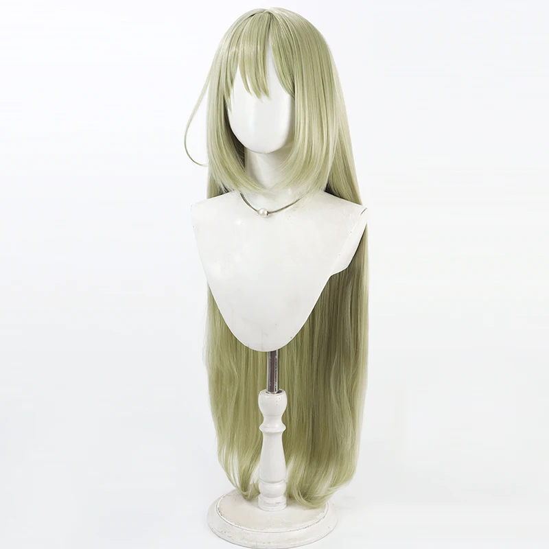 วิกผมคอสเพลย์นาแนคัสึ นิชิกะ จากอนิเมะไอดอลมาสเตอร์ วิกคอสสีเขียวอ่อน ยาว 100 ซม. ทนความร้อน