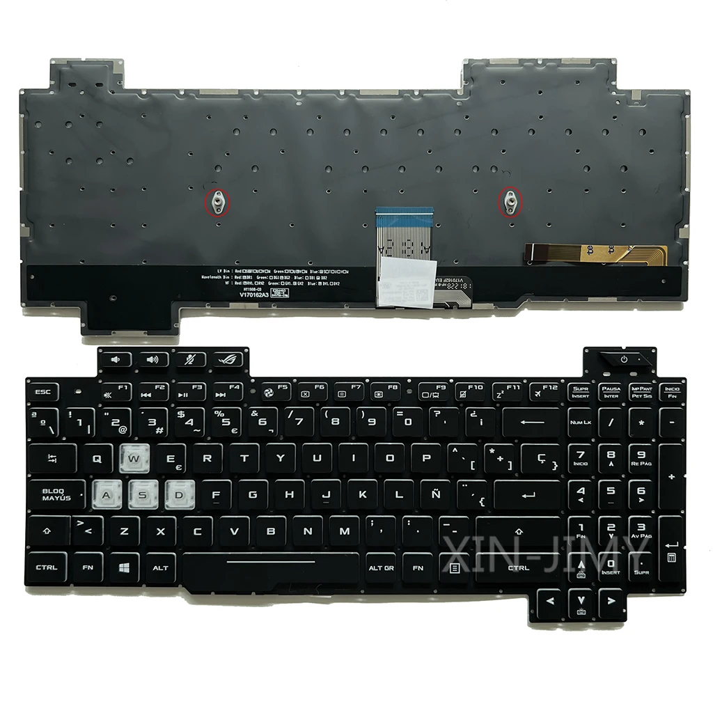 

GL504 Spanish/Latin Keyboard For ASUS ROG Strix GL504 GL504G GL504GM GL504V GL504GS GL504GV GL504GW SP LA RGB Backlit Notebook