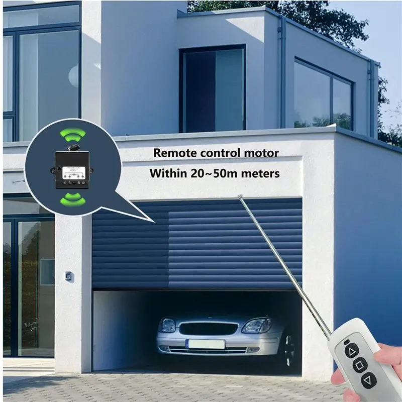 ABUH-5X DC12V-24V Forward Reverse Switch, Linear Actuator Remote Control,10A Current,165 Ft Range,Linear Actuator With Remote