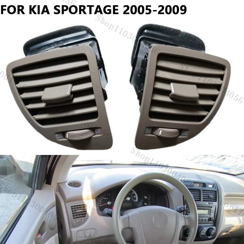 Car Air Conditioner Outlet Vents Assembly For Kia Sportage 2005-2009 974801F000 974901F000 Air Outlet Vent Duct Accessories