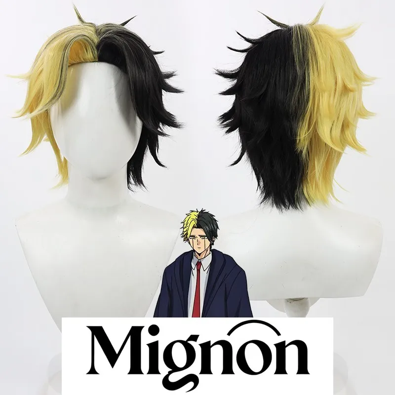 

Mashle: Magic and Muscles Rayne Ames Косплей Парик, двухцветный топ