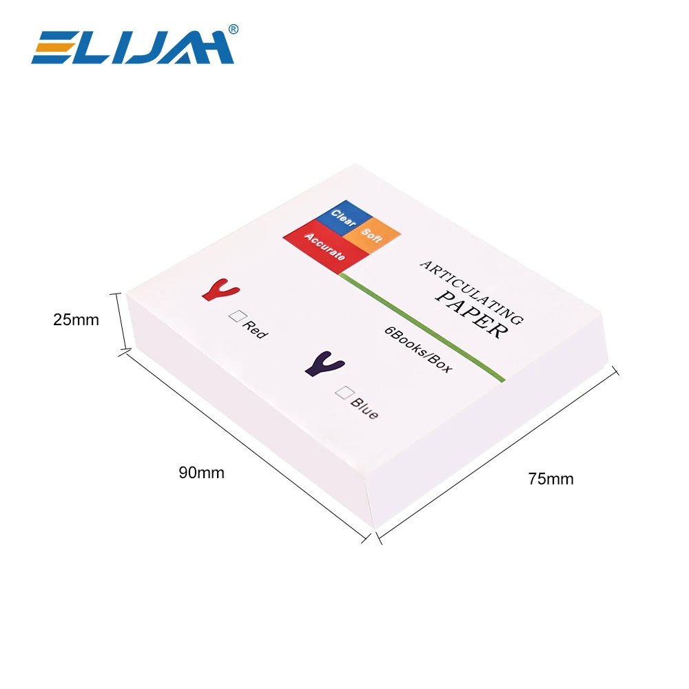 

ELIJAH Dental Y Shape Articulating Paper Full Mouth Dental Lab Dentistry Tool Whitening Articulation Paper Dentistry Materials