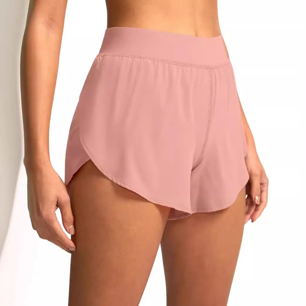 

Women's Casual Anti-exposure Two-piece Running orts Yoga Fitn Sports Wear Tee-quarter Length Pants Children's Apparel