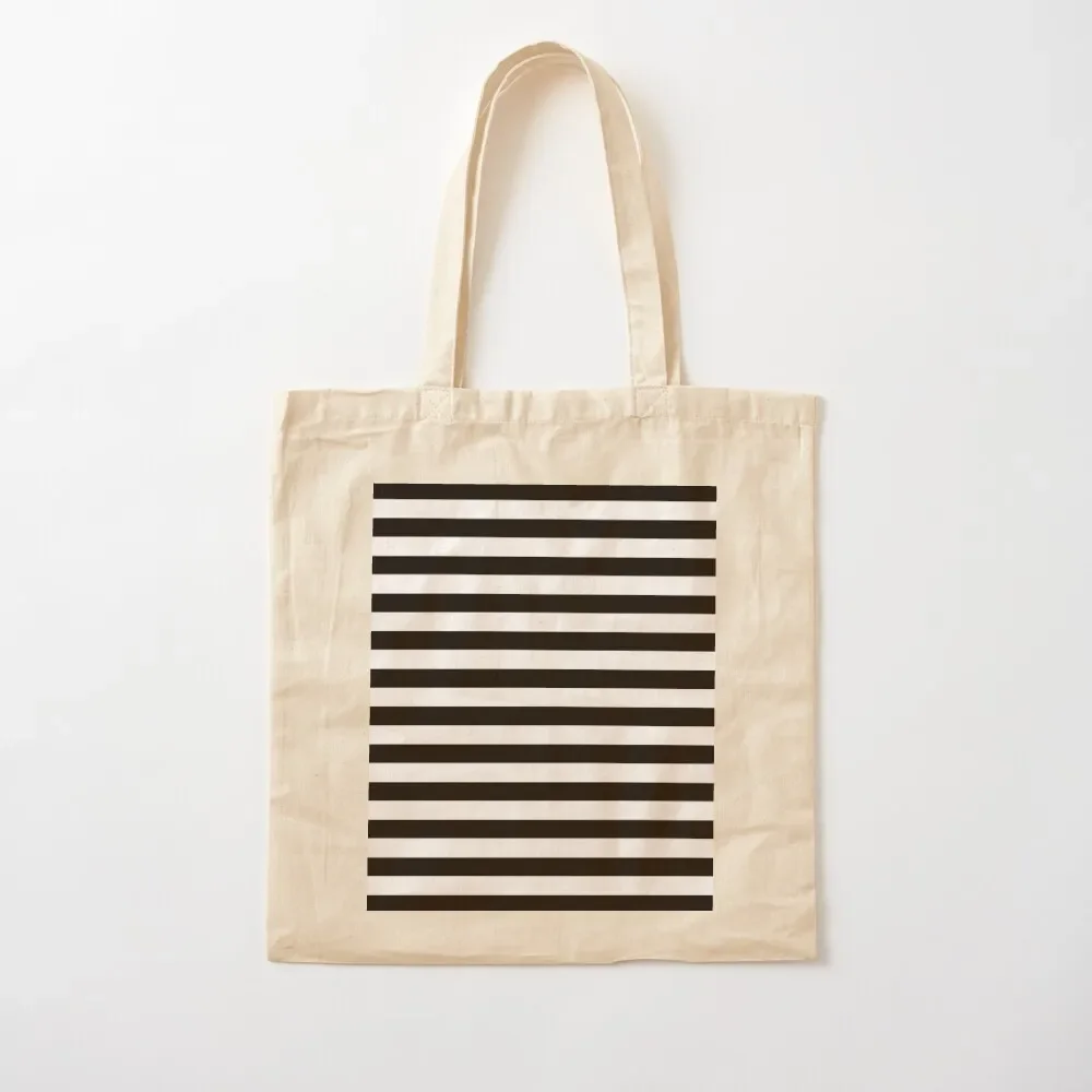 

Small BLACK and WHITE Horizontal STRIPES Tote Bag Women's shopper bag tote bags aesthetic Tote Bag