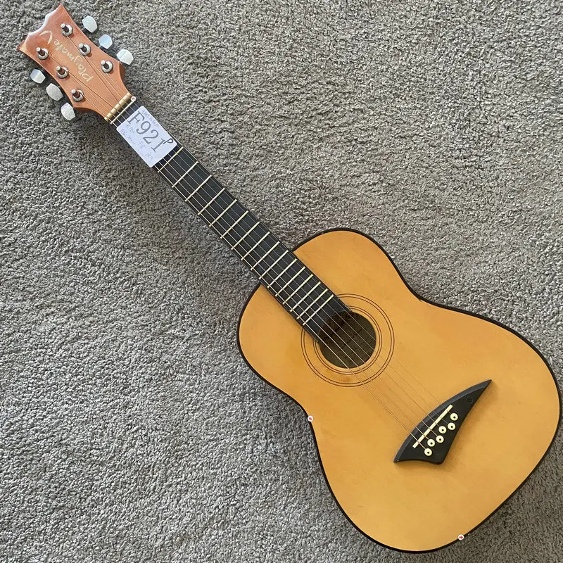 

F921 Genuine Dean Playmate JTJ 30'Acoustic Guitar Playwood with Surface Damages and Cracks Mini Guitar for Decoration