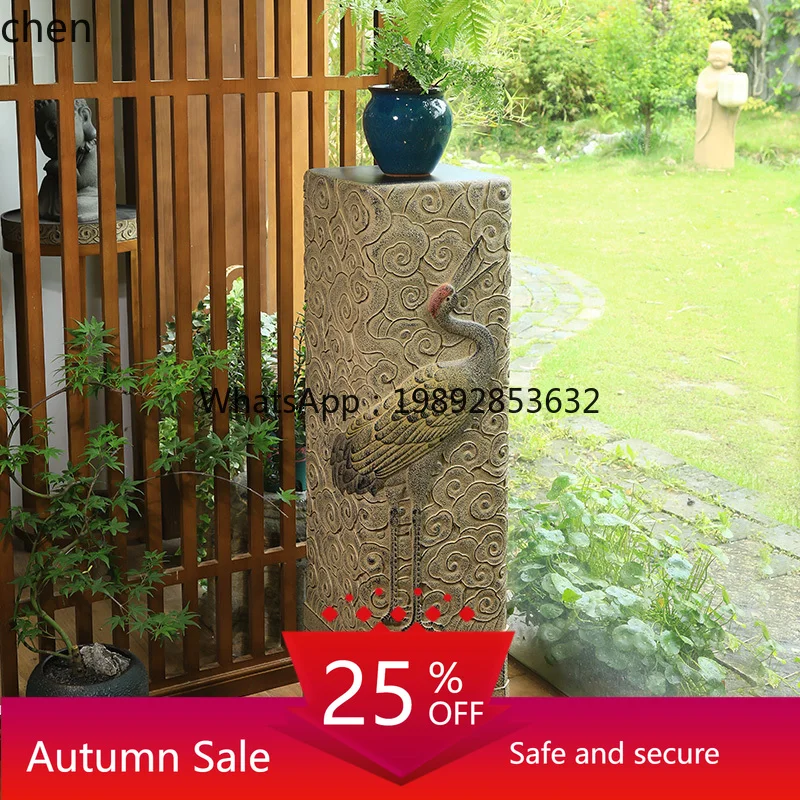 

imitation stone display column ornament home decoration interior living room entrance company hall base