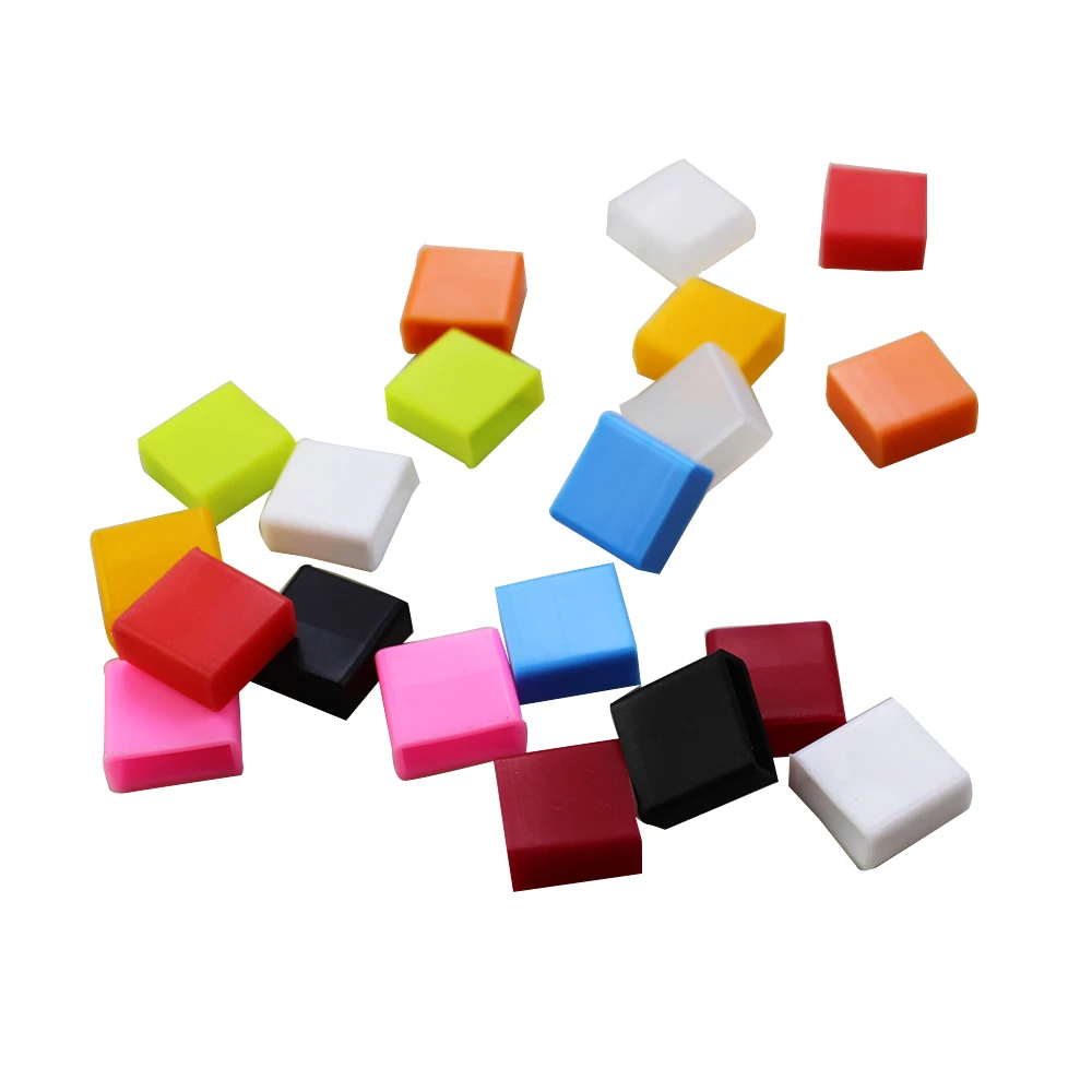 YUXI 10Pc USB Male Dust Cover Silicone Anti-Dust Plug Stopper Cap Cover Protector Lid Consumer Data Line Cable Stopper