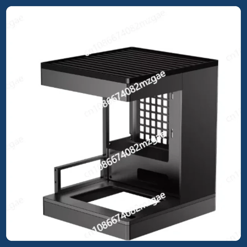 Small and minimalist sea view mini aluminum alloy ITX computer case, installation laboratory