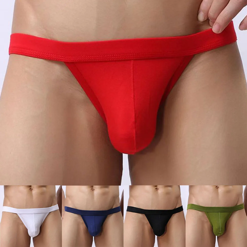 

Мужские трусы из 95% модала, нижнее белье с выпуклым мешочком, дышащие повседневные спортивные трусики с низкой талией, штаны танга