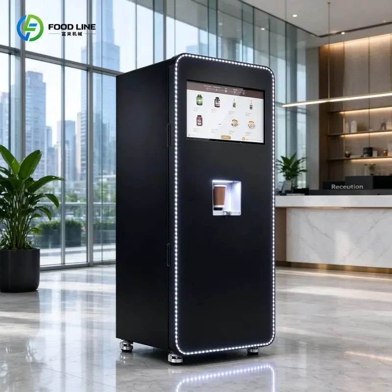 Protein Shake Vending Machines Support Multiple Payment Methods Automatic Compatible Gyms Domestically FL Customized