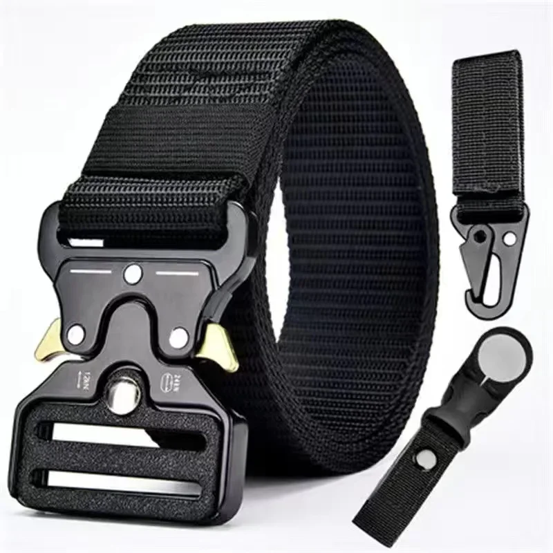 

New Outdoor multi-function belt buckle hiking backpack nylon hanging buckle men's tactical belt accessories new keychain