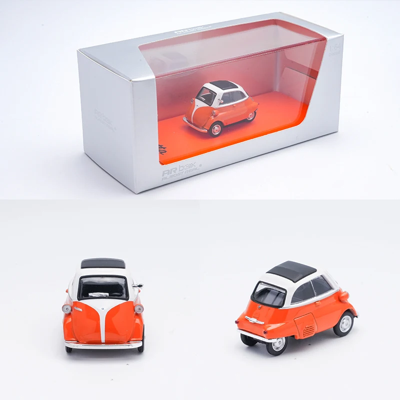 New Almost Real 1/64 Car Model BMW Isetta Collection Series Car Model Simulation Display Alloy Car Model Custom Birthday Gift