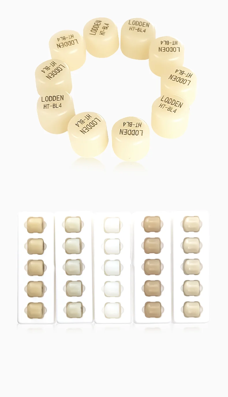 10 Stück Dental-Press-Lithium-Disilikat-Glaskeramik-Blockrohlinge HT LT für ultradünne Veneers, Dentallabor-Restaurationsmaterialien – Detail 10