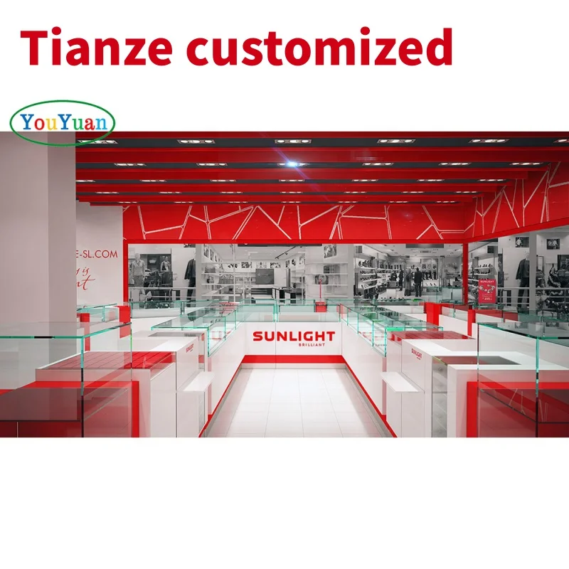 (Customized) luxury jewelry showcase display cabinet showroom jewelry display showcase