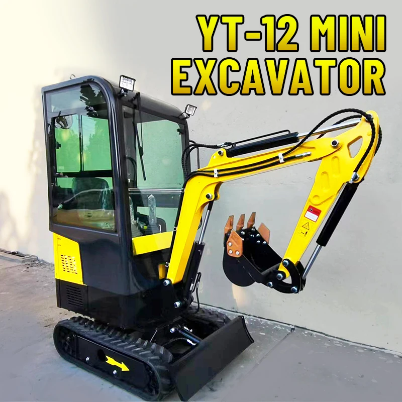 Home Garden 1.2 Ton Of Small Excavator Core Part Can   Be customized Small Excavator