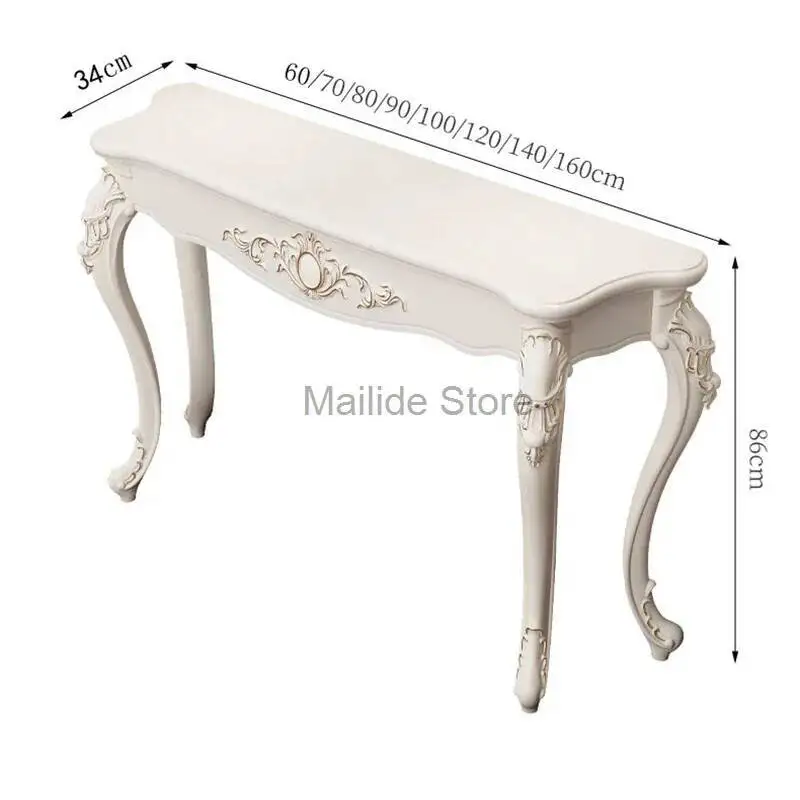Modern Solid Wood Console Table Living Room Furniture Against The Wall Consol Entrance Table Home Corridor Decoration Table view 6