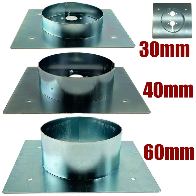 30mm 40mm 60mm Air Diesel Heater Upgraded Base Mounting Bracket Floor Plate For Eberspacher Webasto Car Truck VAN Camper Silver